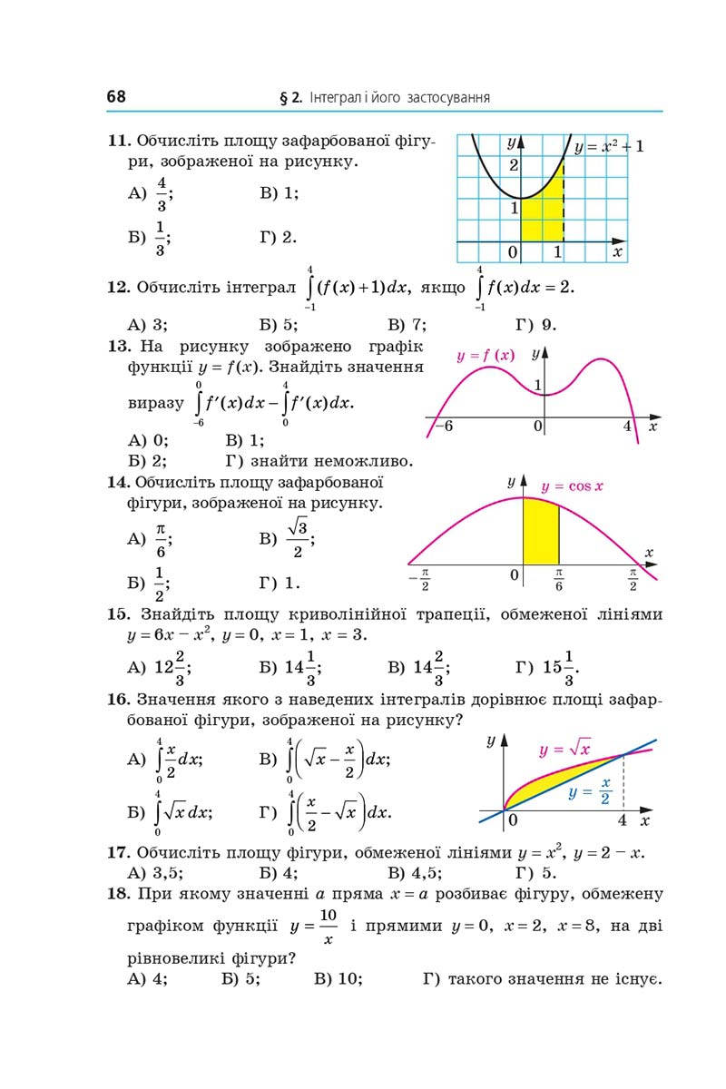 Сторінка 68 - Підручник Математика 11 клас Мерзляк 2019 - Рівень стандарту