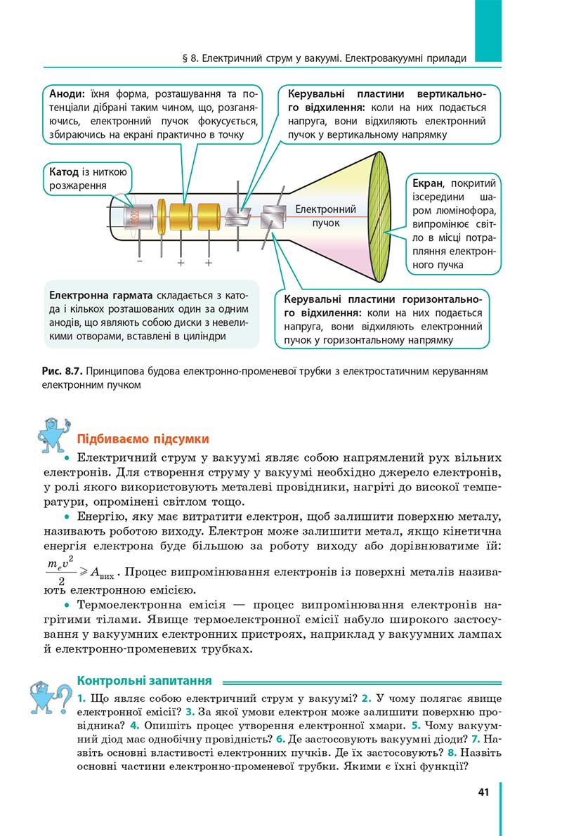 Сторінка 41 - Підручник Фізика 11 клас Бар'яхтар 2019 - Рівень стандарту