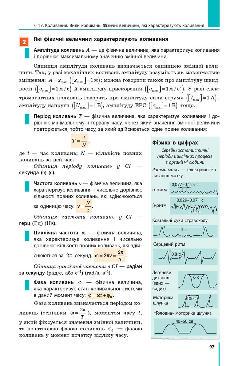 Сторінка 97 - Підручник Фізика 11 клас Бар'яхтар 2019 - Рівень стандарту