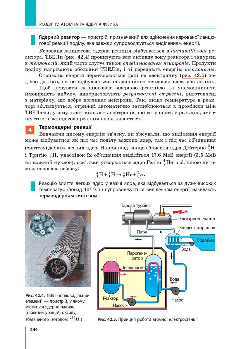 Сторінка 244 - Підручник Фізика 11 клас Бар'яхтар 2019 - Рівень стандарту