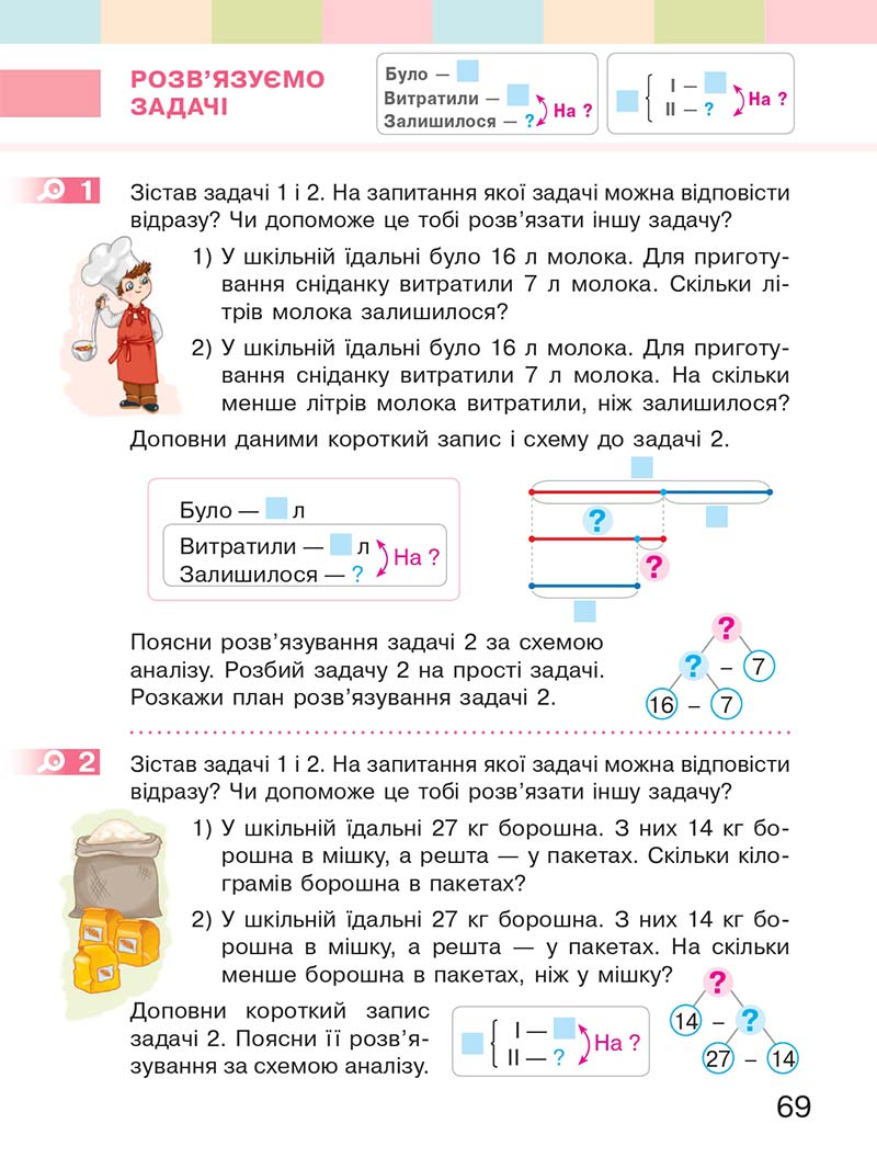 Сторінка 69 - Підручник Математика 2 клас С. О. Скворцова, О. В. Онопрієнко 2019