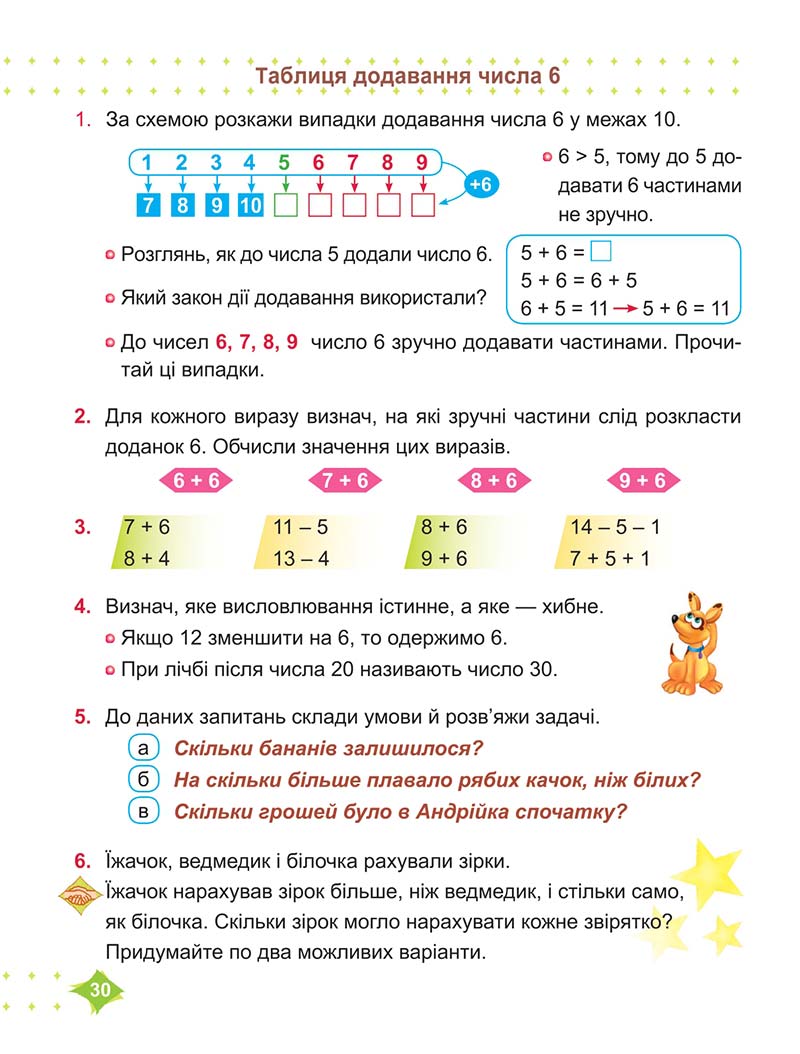 Сторінка 30 - Підручник Математика 2 клас М. В. Козак, О. П. Корчевська 2019