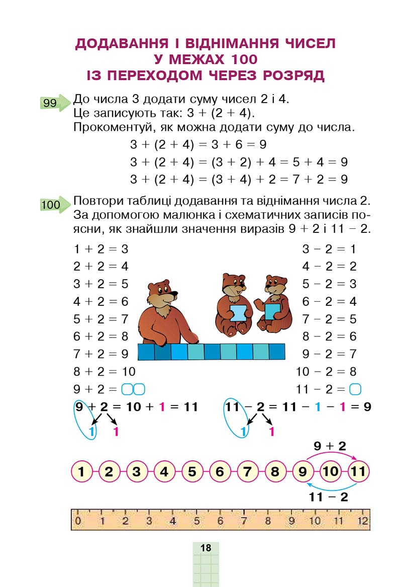 Сторінка 18 - Підручник Математика 2 клас Н. О. Будна, М. В. Беденко 2019