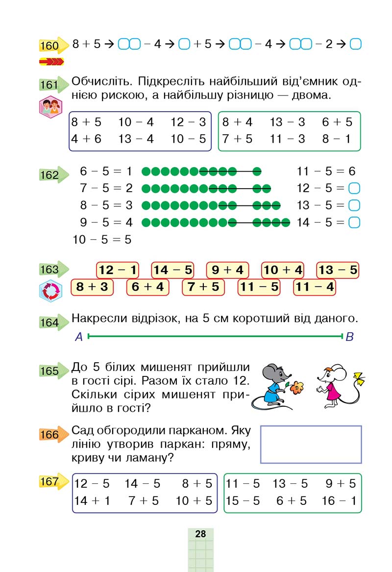 Сторінка 28 - Підручник Математика 2 клас Н. О. Будна, М. В. Беденко 2019