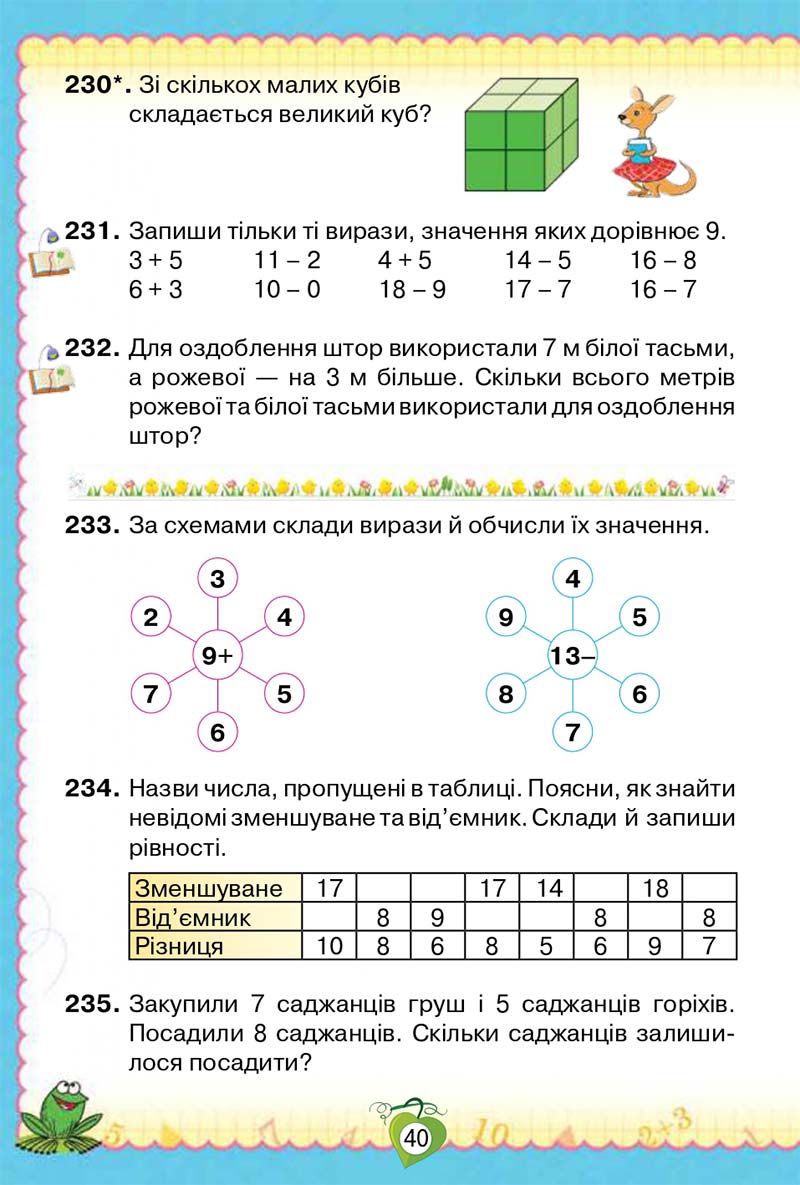 Сторінка 40 - Підручник Математика 2 клас Н. П. Листопад 2019