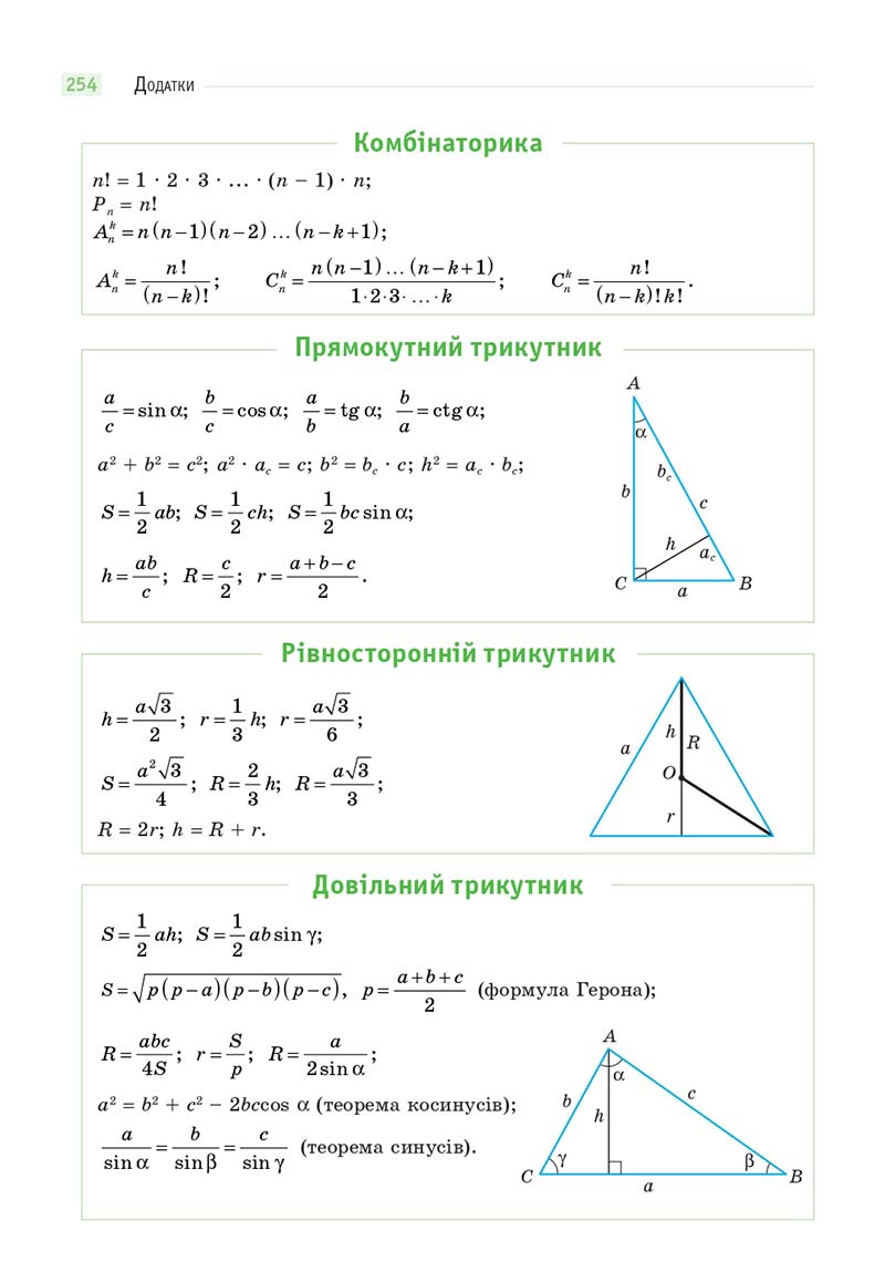 Сторінка 254 - Підручник Математика 11 клас Бевз 2019 - скачати