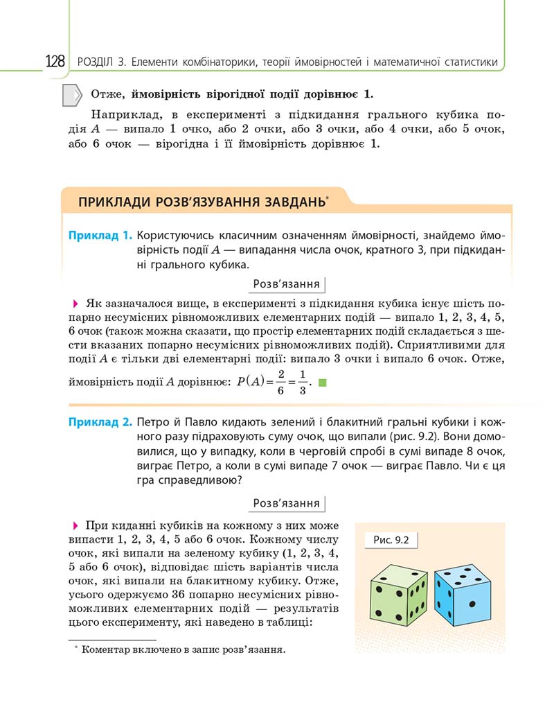 Сторінка 128 - Підручник Математика 11 клас Є. П. Нелін, О. Є. Долгова 2019