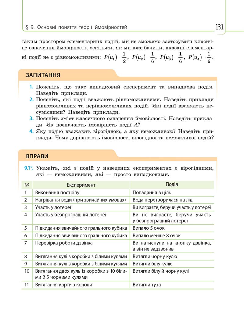 Сторінка 131 - Підручник Математика 11 клас Є. П. Нелін, О. Є. Долгова 2019