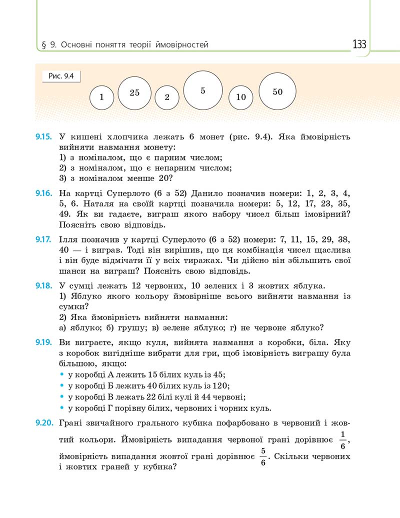 Сторінка 133 - Підручник Математика 11 клас Є. П. Нелін, О. Є. Долгова 2019