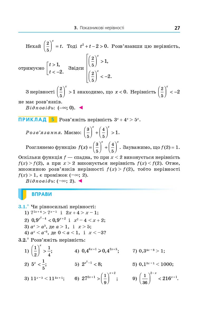 Сторінка 27 - Підручник Алгебра 11 клас Мерзляк 2019 - Поглиблений рівень вивчення