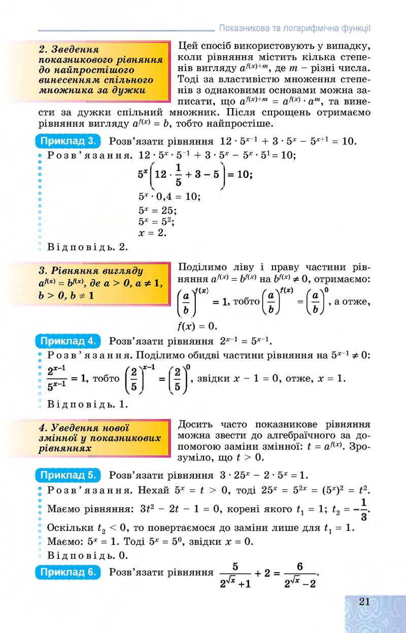 Сторінка 21 - Підручник Алгебра 11 клас О. С. Істер, О. В. Єргіна 2019 - Профільний рівень