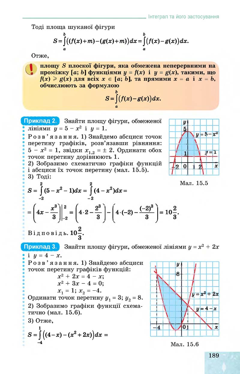 Сторінка 189 - Підручник Алгебра 11 клас О. С. Істер, О. В. Єргіна 2019 - Профільний рівень