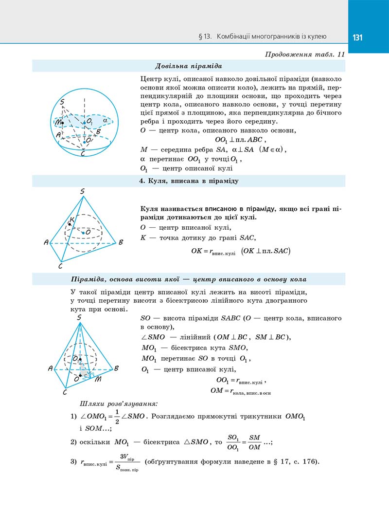 Сторінка 131 - Підручник Геометрія 11 клас Є. П. Нелін 2019 - Профільний рівень