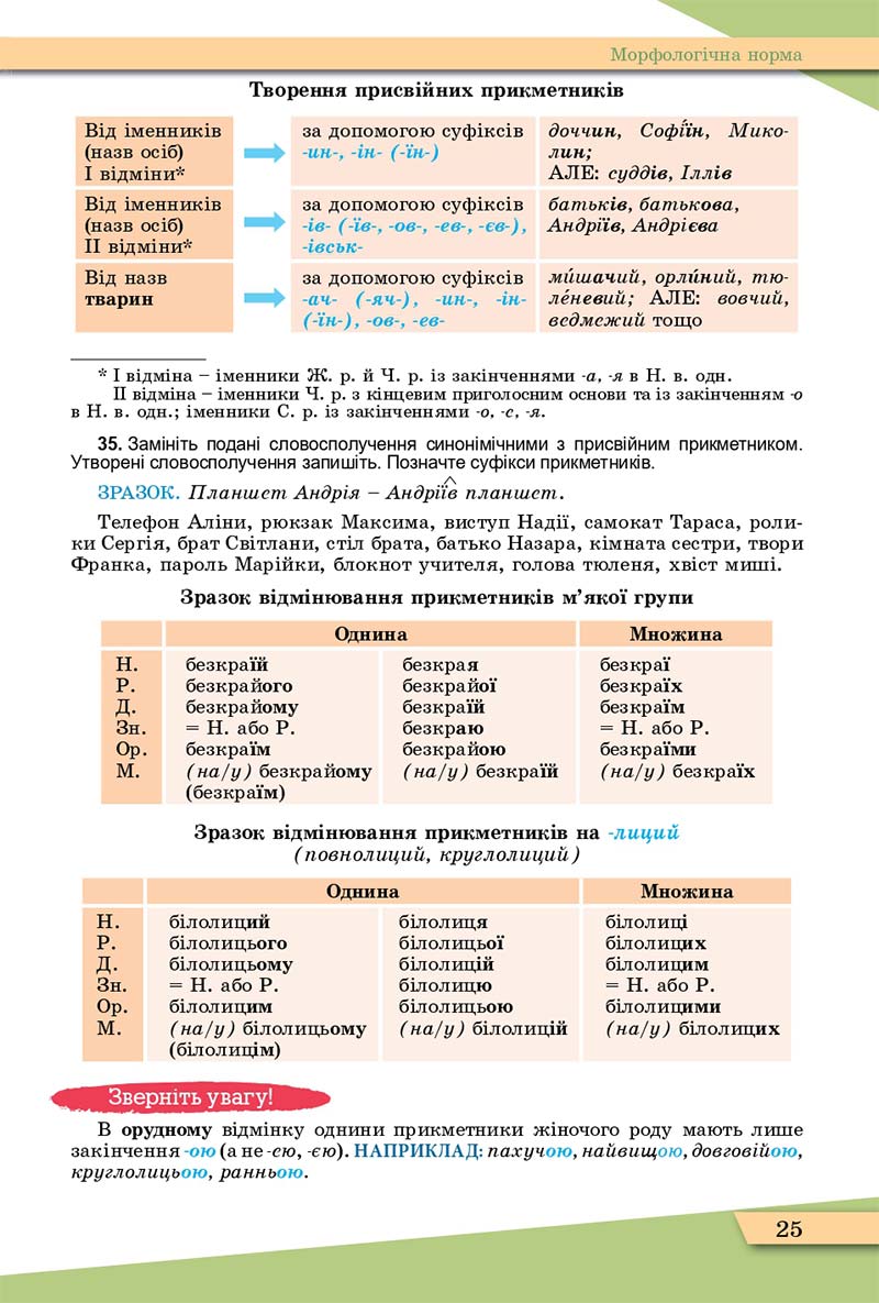 Сторінка 25 - Підручник Українська мова 11 клас О. В. Заболотний, В. В. Заболотний 2019