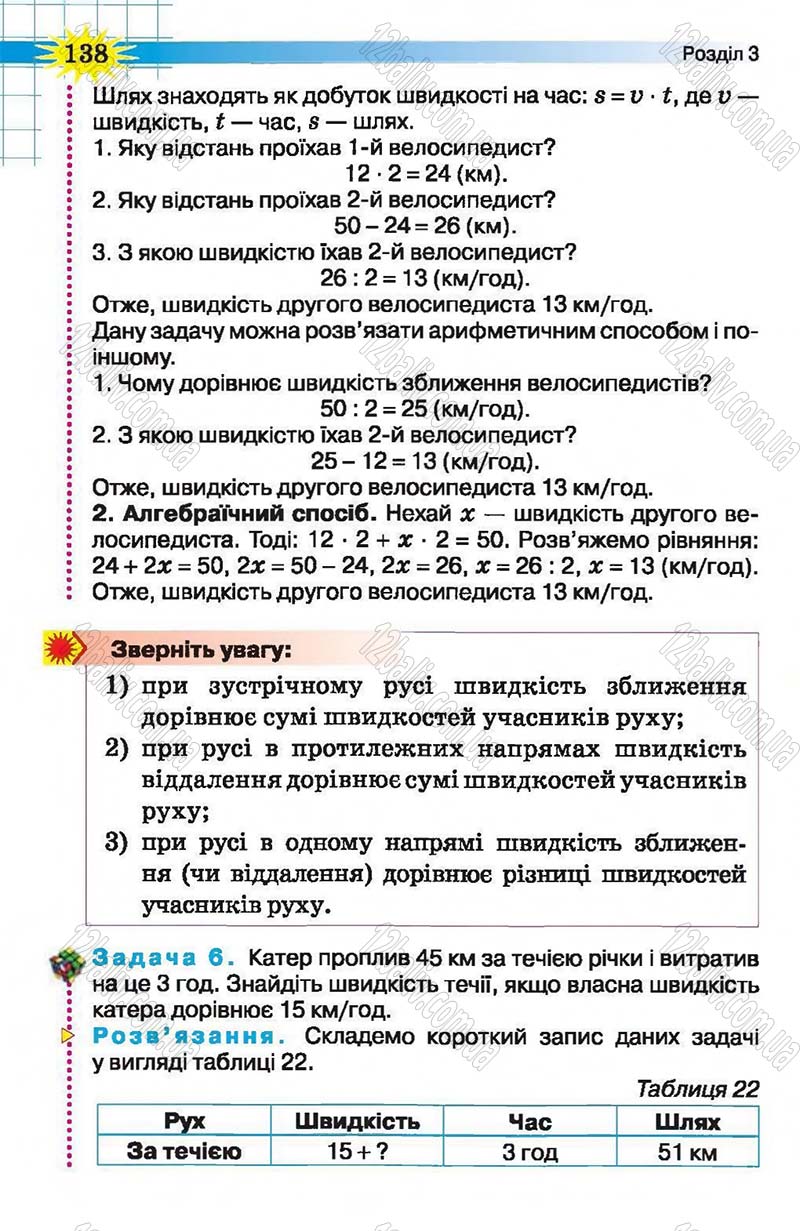 Сторінка 138 - Підручник Математика 5 клас Н.А. Тарасенкова, І.М. Богатирьова, О.П. Бочко, О.М. Коломієць, З.О. Сердюк 2013