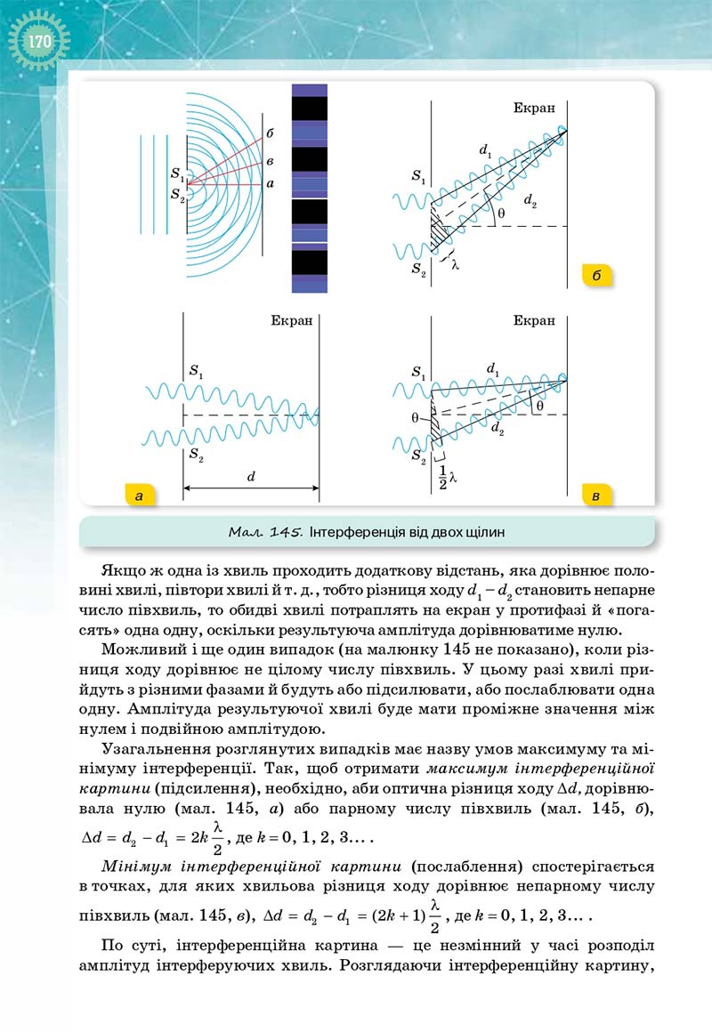 Сторінка 170 - Підручник Фізика і астрономія 11 клас Т. М. Засєкіна, Д. О. Засєкін 2019 - Профільний рівень
