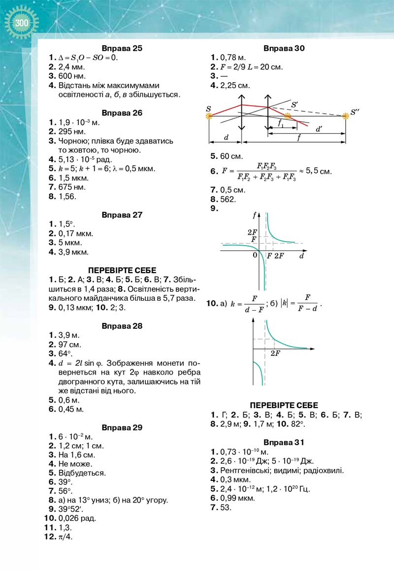 Сторінка 300 - Підручник Фізика і астрономія 11 клас Т. М. Засєкіна, Д. О. Засєкін 2019 - Профільний рівень