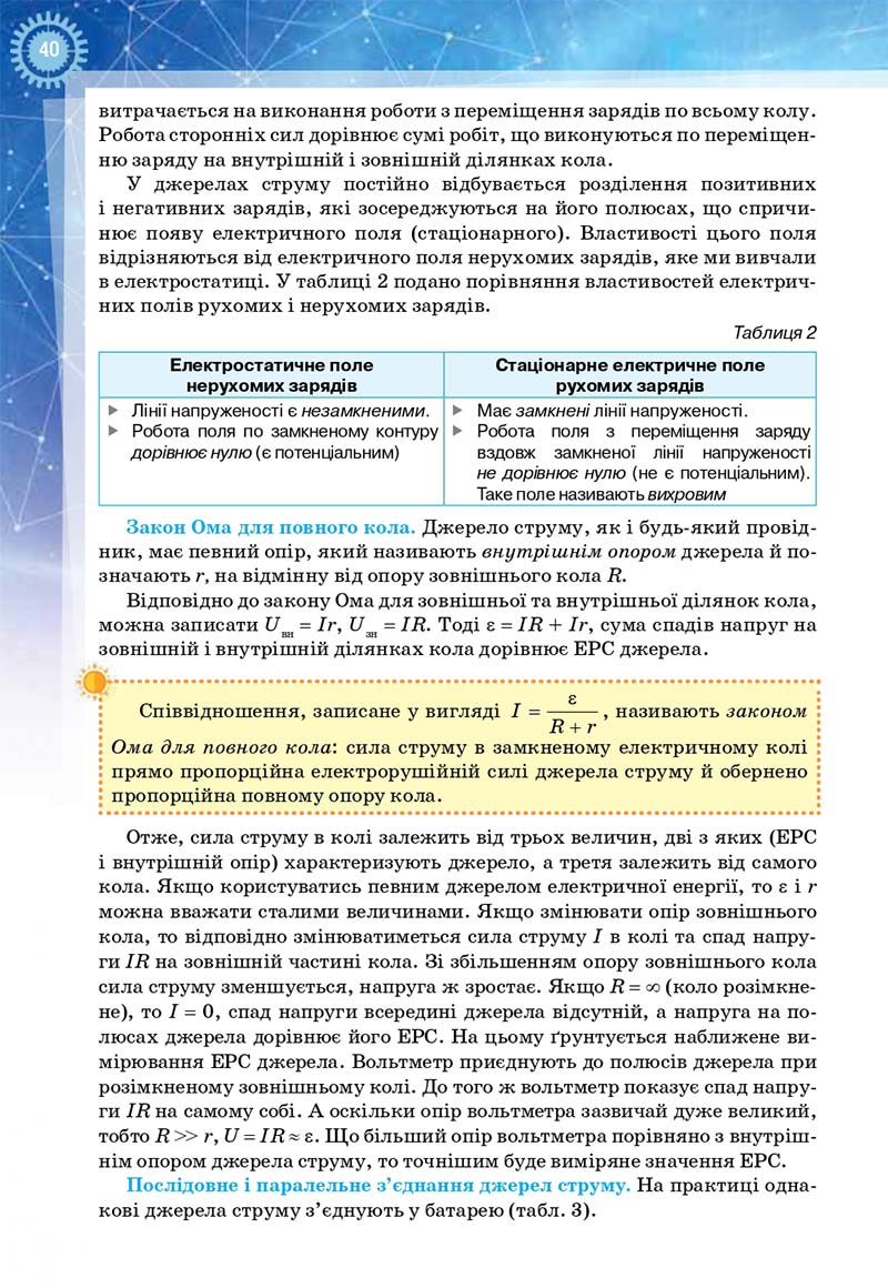 Сторінка 40 - Підручник Фізика і астрономія 11 клас Засєкіна 2019 - Рівень стандарту