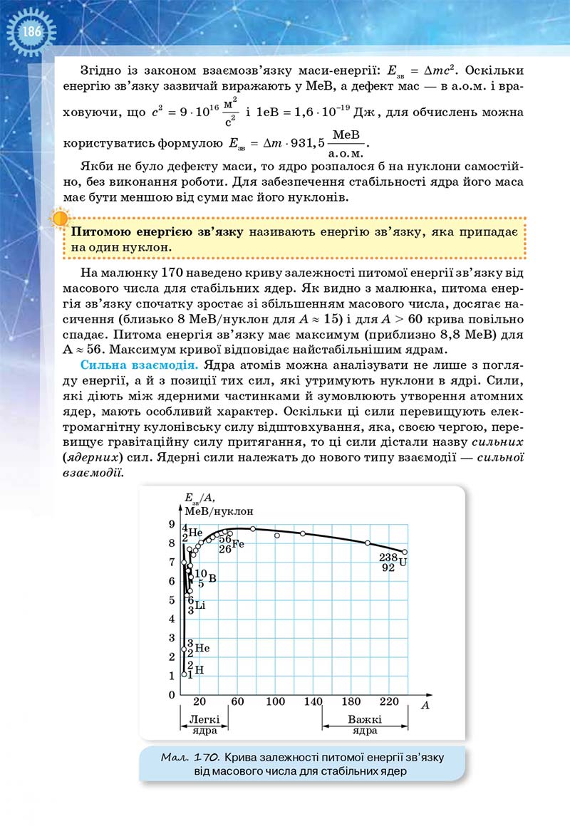 Сторінка 186 - Підручник Фізика і астрономія 11 клас Засєкіна 2019 - Рівень стандарту