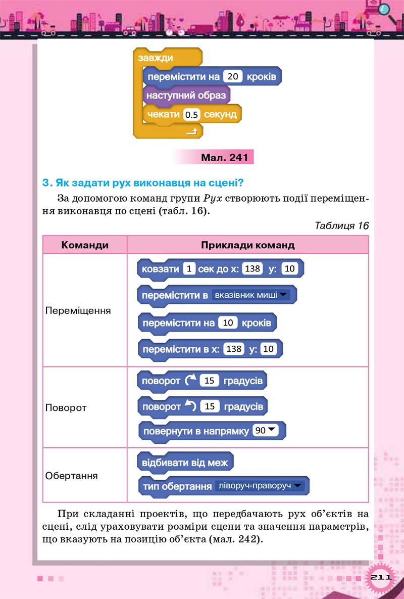 Сторінка 211 - Підручник Інформатика 5 клас Морзе 2018