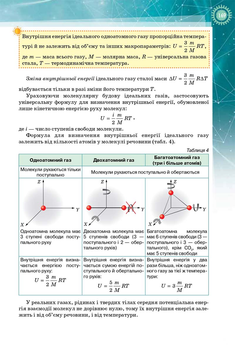 Сторінка 169 - Підручник Фізика і Астрономія 10 клас Т. М. Засєкіна, Д. О. Засєкін 2018 - Профільний рівень
