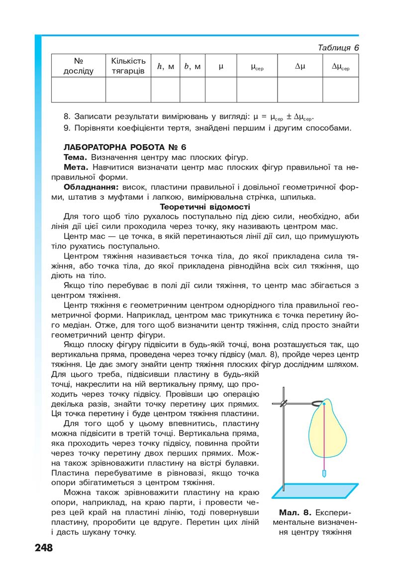 Сторінка 248 - Підручник Фізика 10 клас Головко 2018 - скачати онлайн
