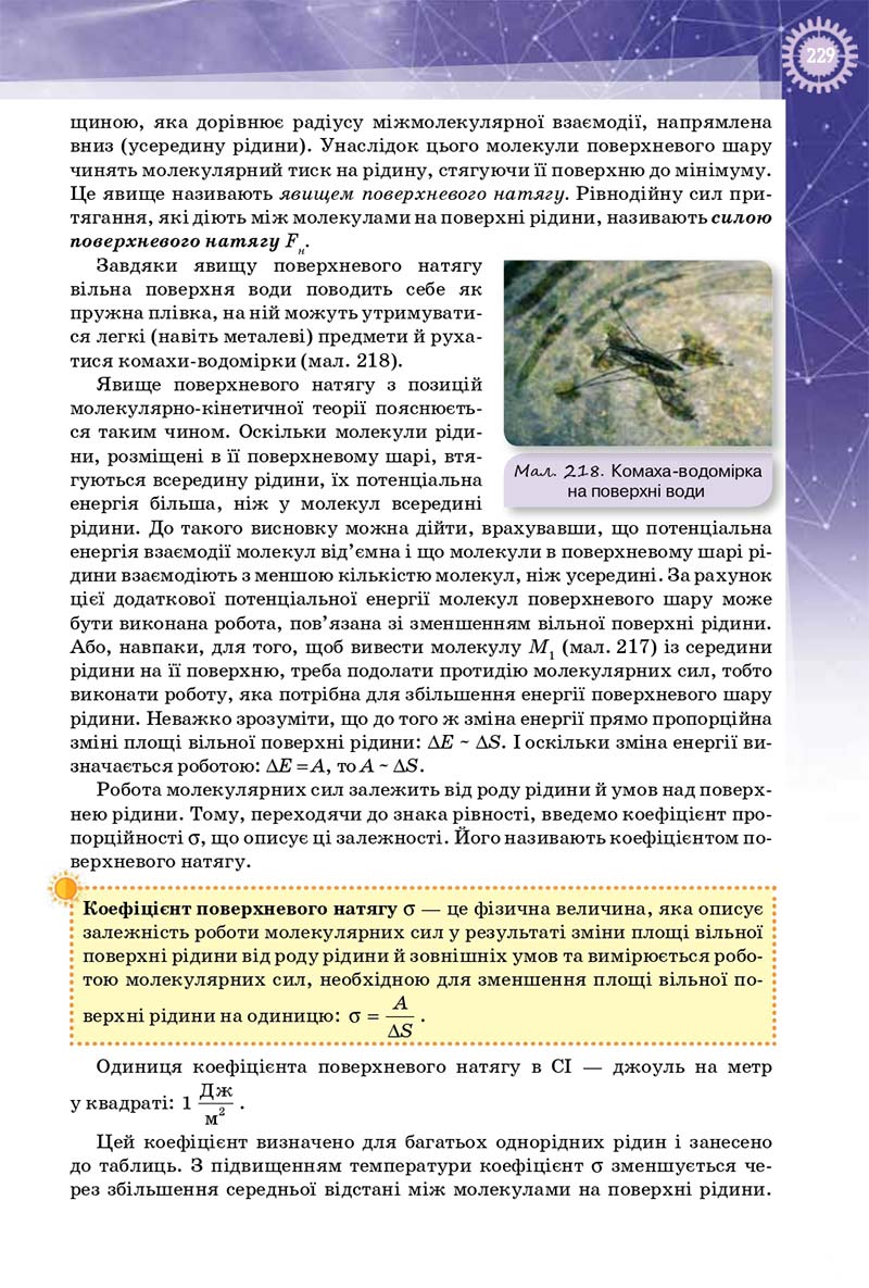 Сторінка 229 - Підручник Фізика 10 клас Т. М. Засєкіна, Д. О. Засєкін 2018 - Профільний рівень