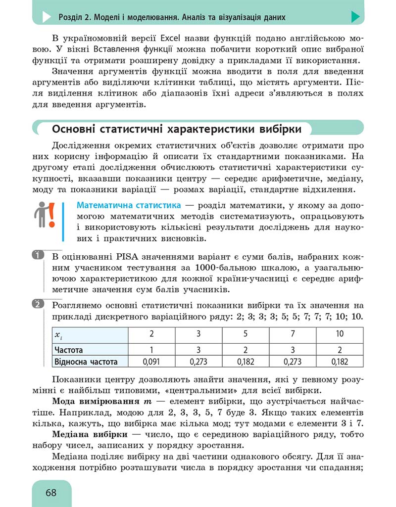Сторінка 68 - Підручник Інформатика 10 клас Бондаренко 2018 - Рівень стандарту