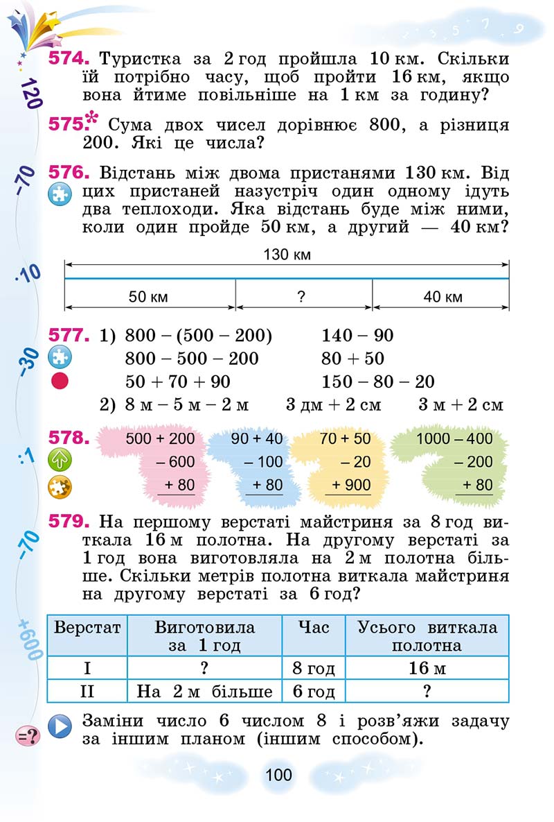 Сторінка 100 - Підручник Математика 3 клас Г. П. Лишенко 2020 - 1 частина