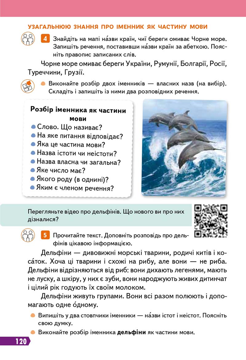 Сторінка 120 - Підручник Українська мова 3 клас Вашуленко 2020 Частина 1 - скачати