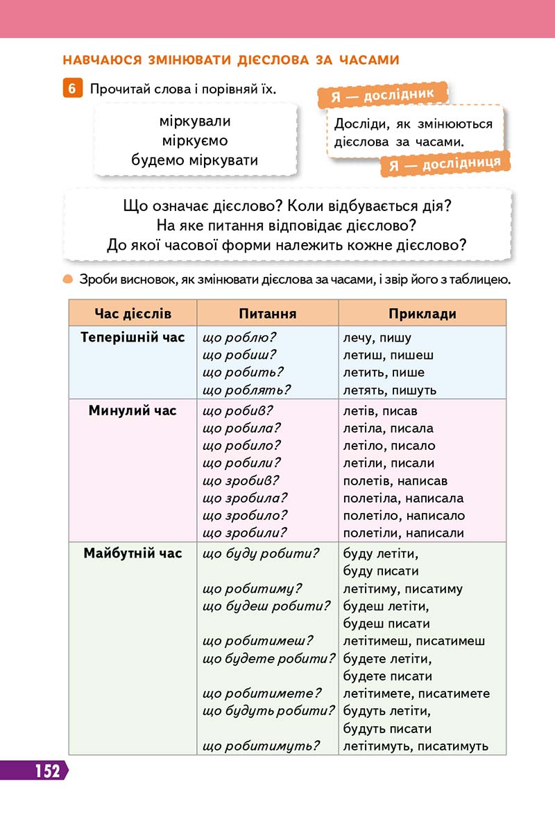 Сторінка 152 - Підручник Українська мова 3 клас Вашуленко 2020 Частина 1 - скачати