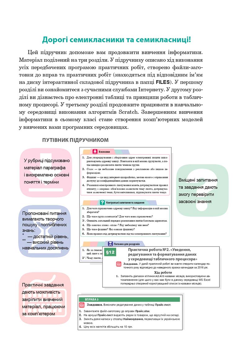 Сторінка 3 - Підручник Інформатика 7 клас Казанцева Стеценко 2020 скачати учебник