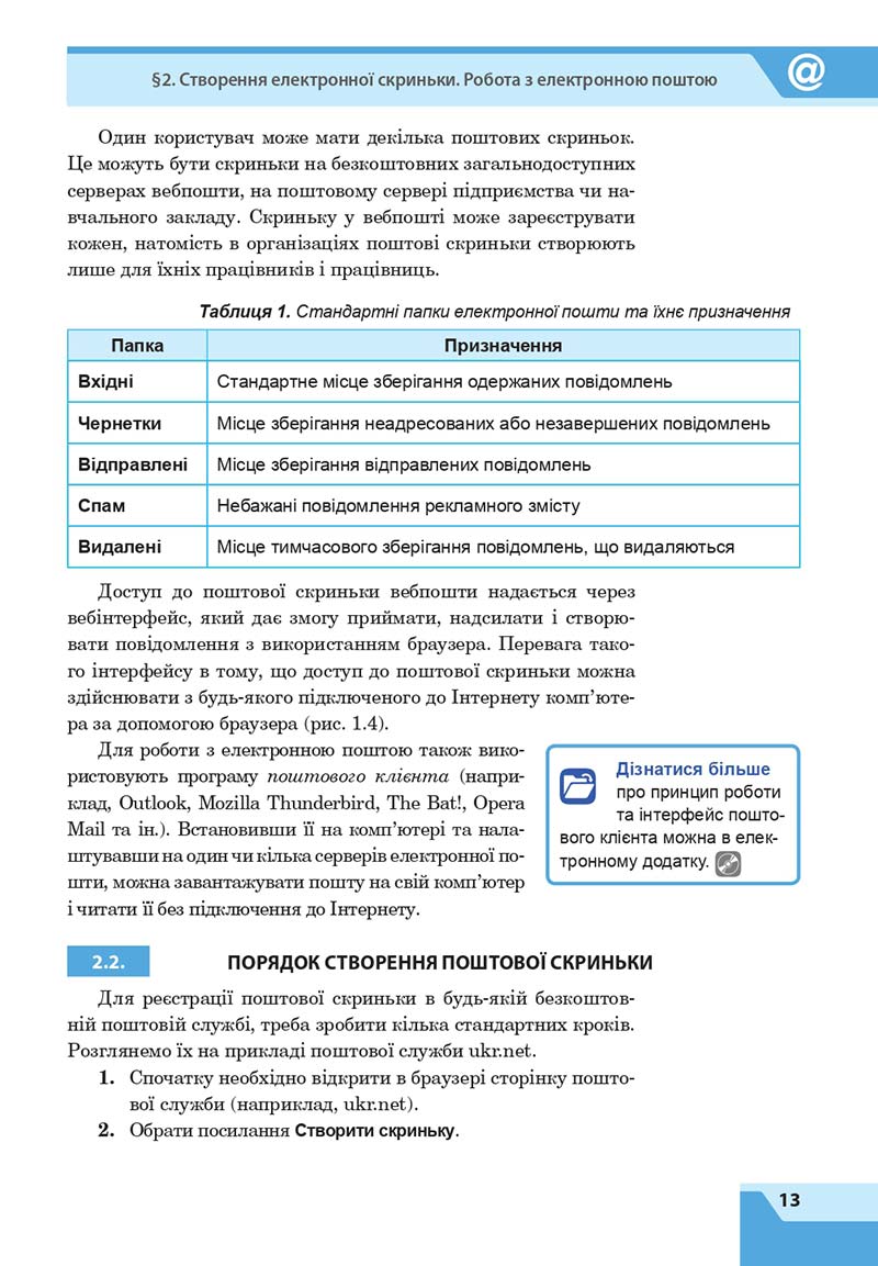 Сторінка 13 - Підручник Інформатика 7 клас Казанцева Стеценко 2020 скачати учебник