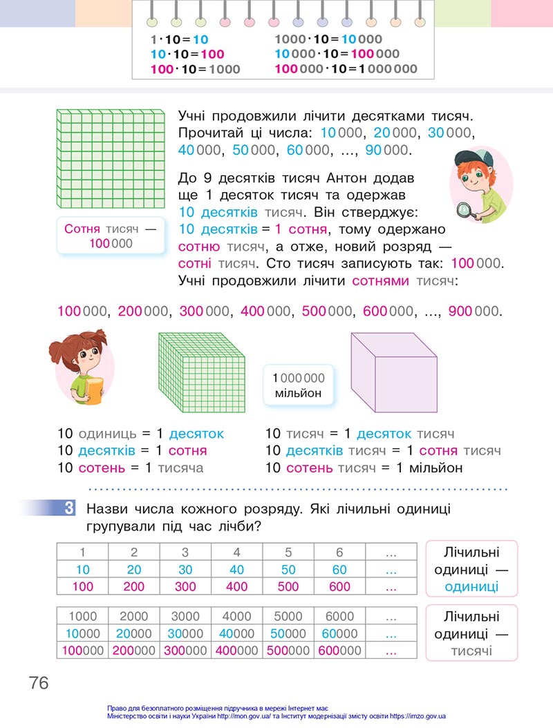 Сторінка 76 - Підручник Математика 4 клас Скворцова 2021 - Частина 1 - скачати онлайн