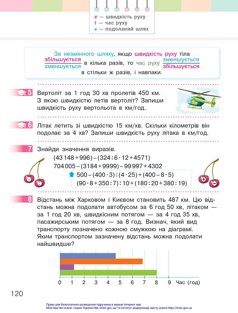 Сторінка 120 - Підручник Математика 4 клас Скворцова 2021 - Частина 1 - скачати онлайн