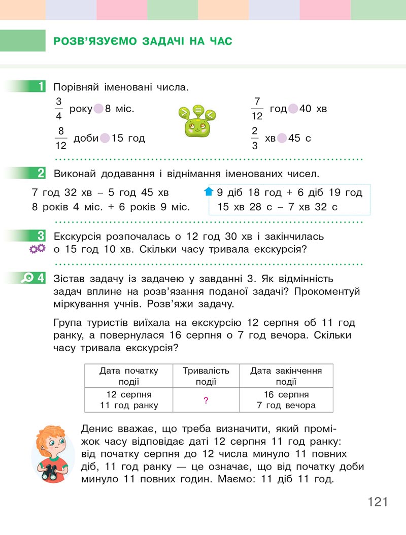 Сторінка 121 - Підручник Математика 4 клас Скворцова  2021 - Частина 2