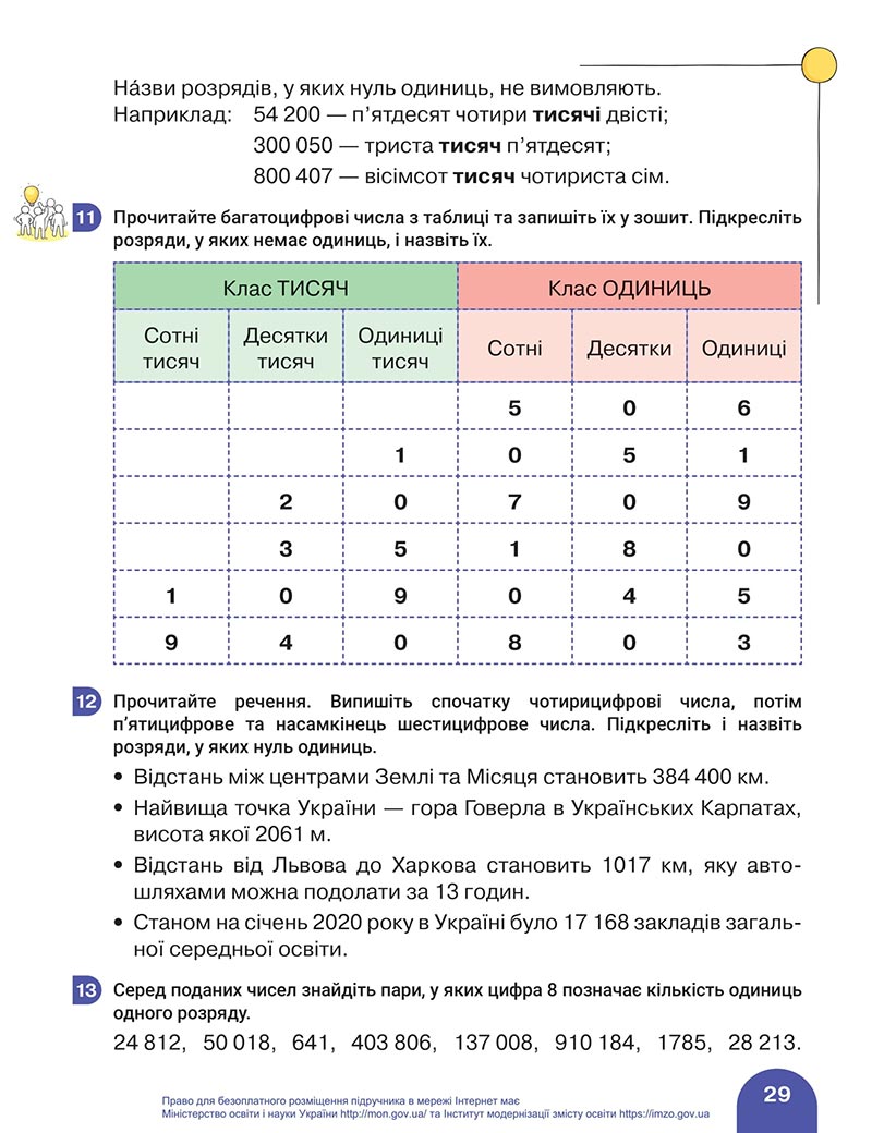Сторінка 29 - Підручник Математика 4 клас Логачевська 2021 - Частина 1