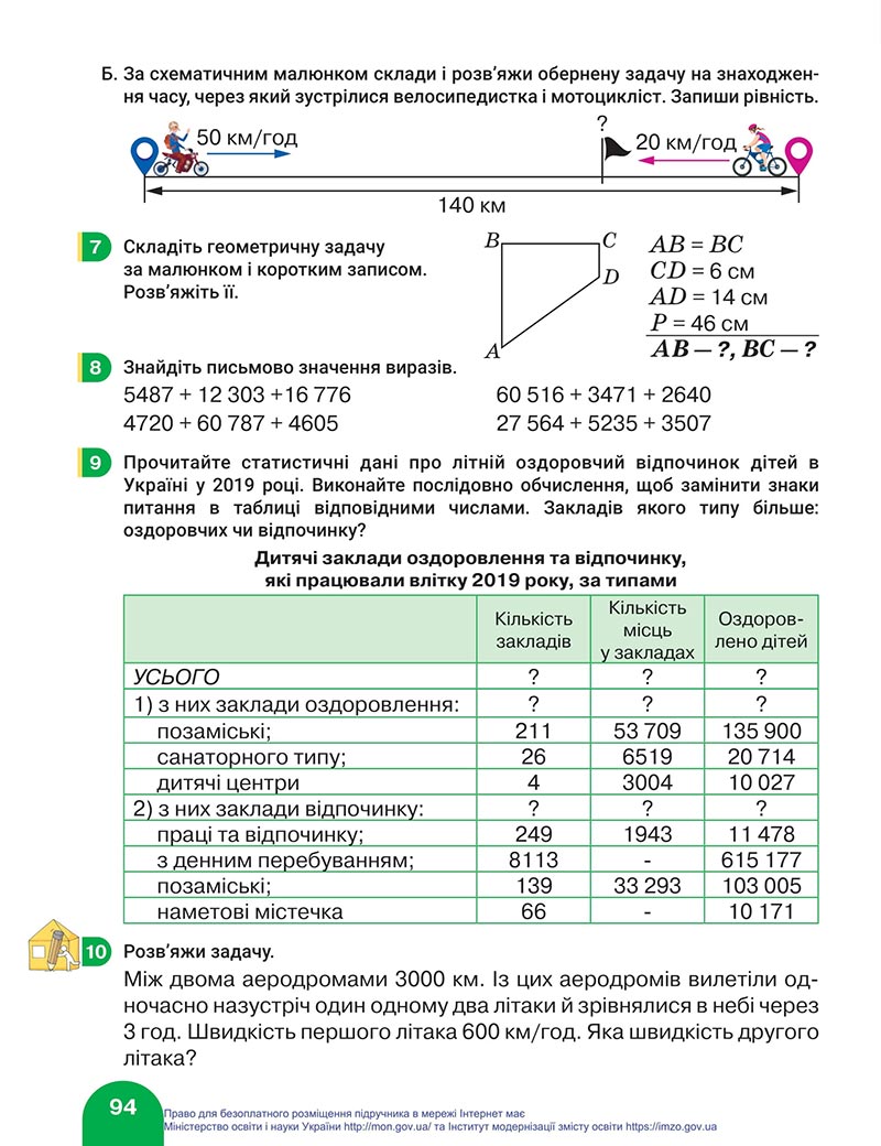 Сторінка 94 - Підручник Математика 4 клас Логачевська 2021 - Частина 1