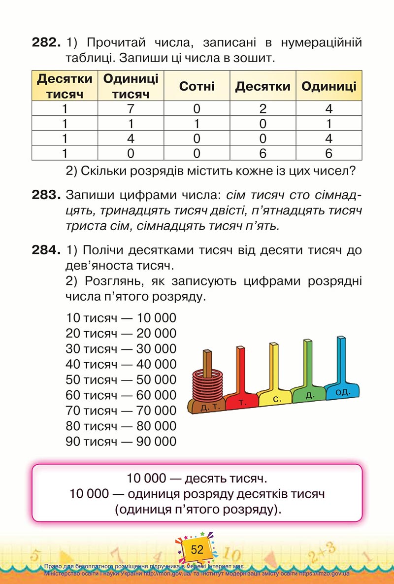 Сторінка 52 - Підручник Математика 4 клас Листопад 2021 - Частина 1 - скачати