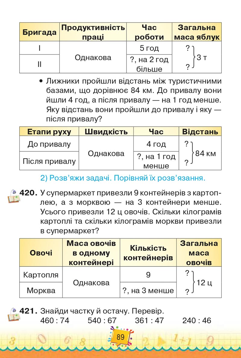 Сторінка 89 - Підручник Математика 4 клас Н. П. Листопад 2021 - Частина 2