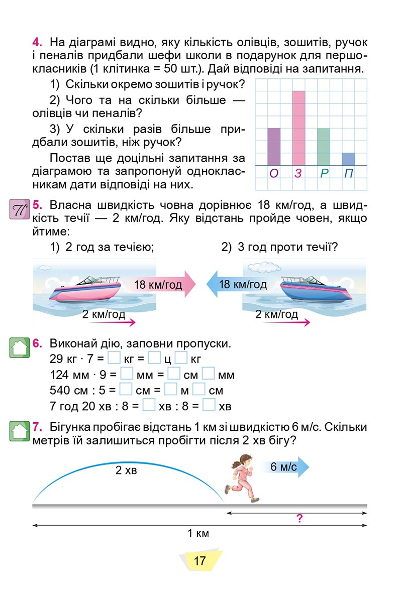 Сторінка 17 - Підручник Математика 4 клас О. С. Істер 2021 - Частина 2