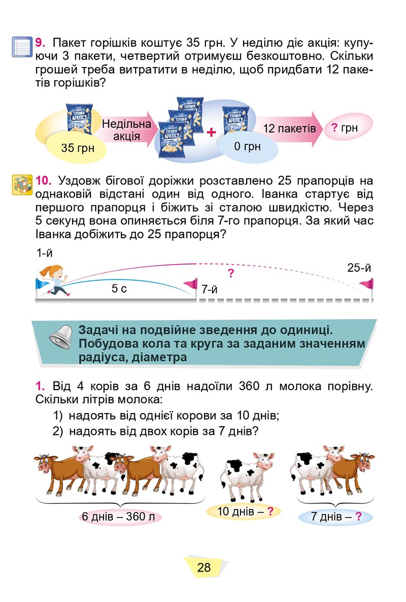 Сторінка 28 - Підручник Математика 4 клас О. С. Істер 2021 - Частина 2