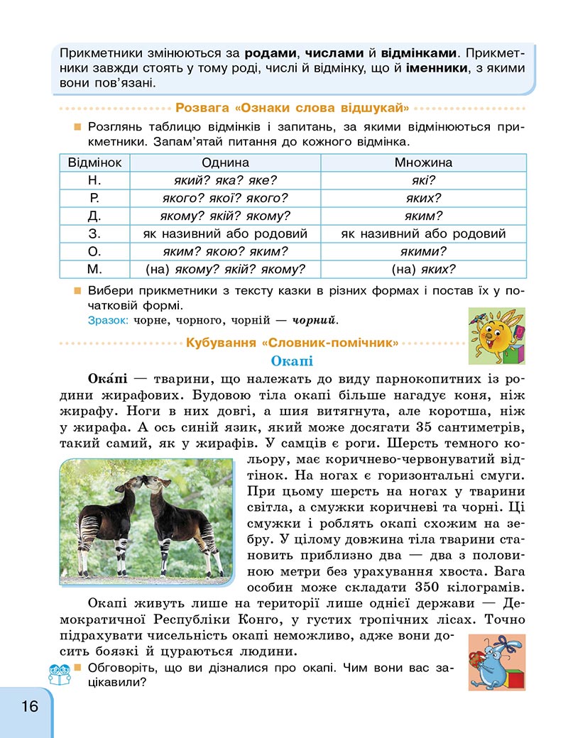 Сторінка 16 - Підручник Українська мова та читання 4 клас Г. А. Іваниця 2021 - Частина 2