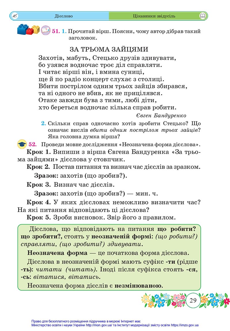 Сторінка 29 - Підручник Українська мова та читання 4 клас Сапун 2021 - Частина 2 - скачати