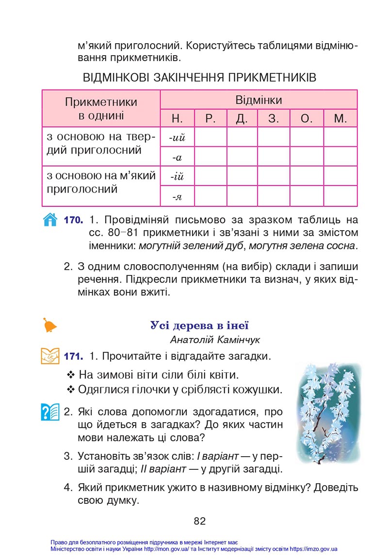 Сторінка 82 - Підручник Українська мова 4 клас Варзацька 2021 - Частина 1 - скачати