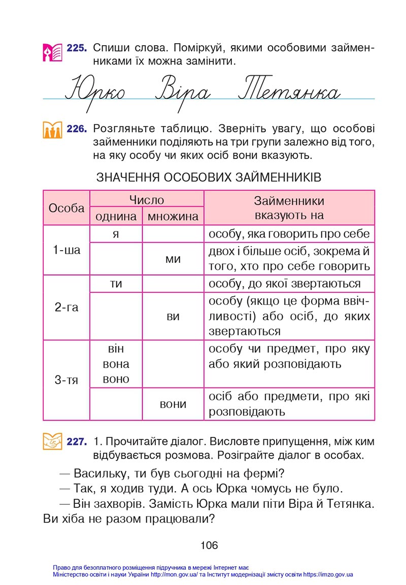 Сторінка 106 - Підручник Українська мова 4 клас Варзацька 2021 - Частина 1 - скачати