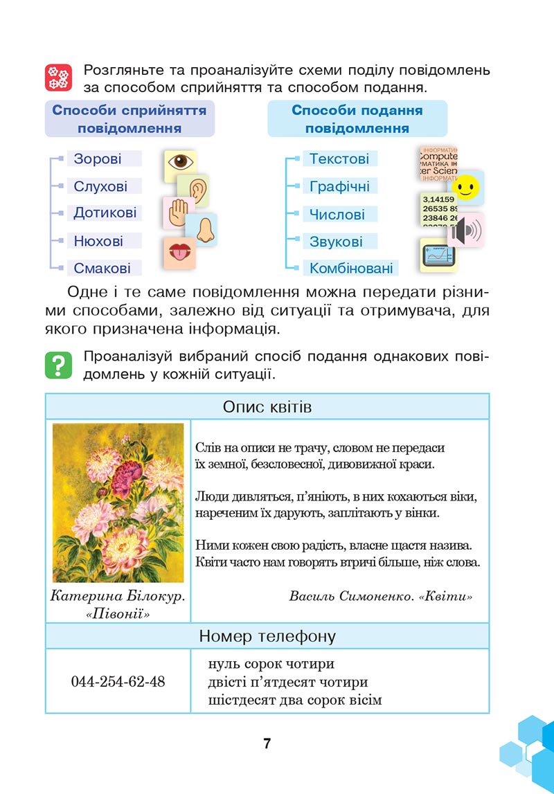 Сторінка 7 - Підручник Інформатика 4 клас Л. В. Лисобей, О. І. Чучук 2021