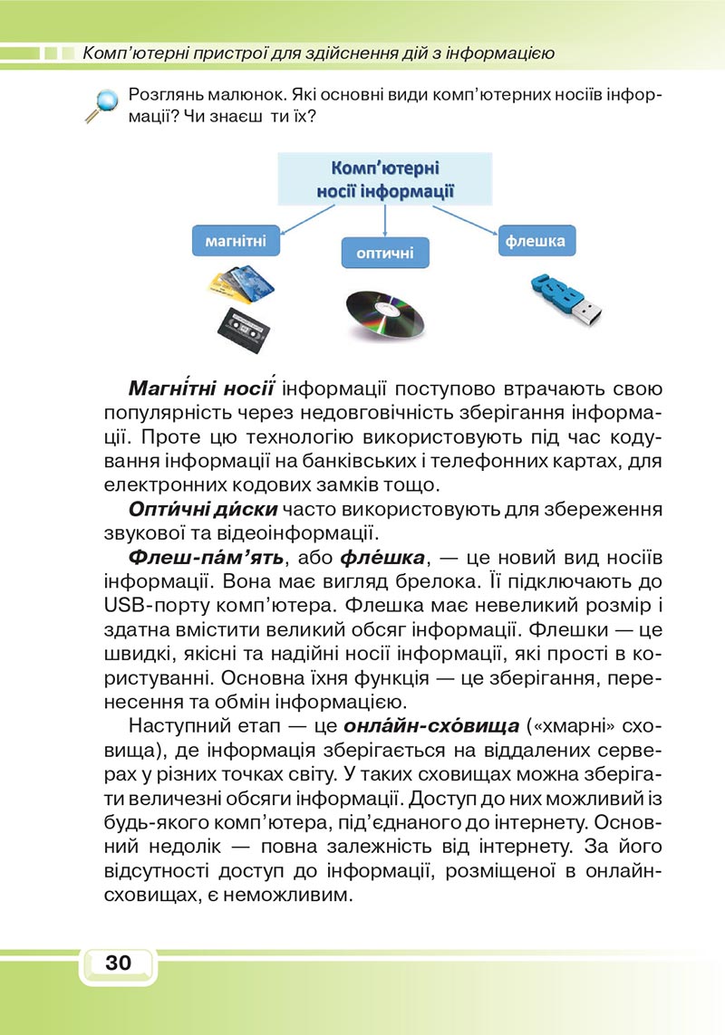 Сторінка 30 - Підручник Інформатика 4 клас В. В. Вдовенко 2021 - скачати, дивитись онлайн
