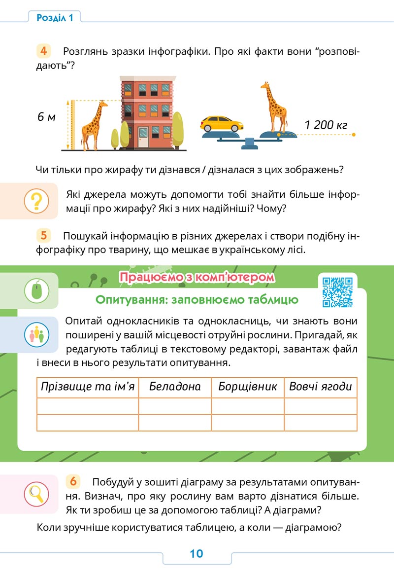 Сторінка 10 - Підручник Інформатика 4 клас О. О. Андрусич, І. Б. Стеценко 2021- скачати, дивитись онлайн