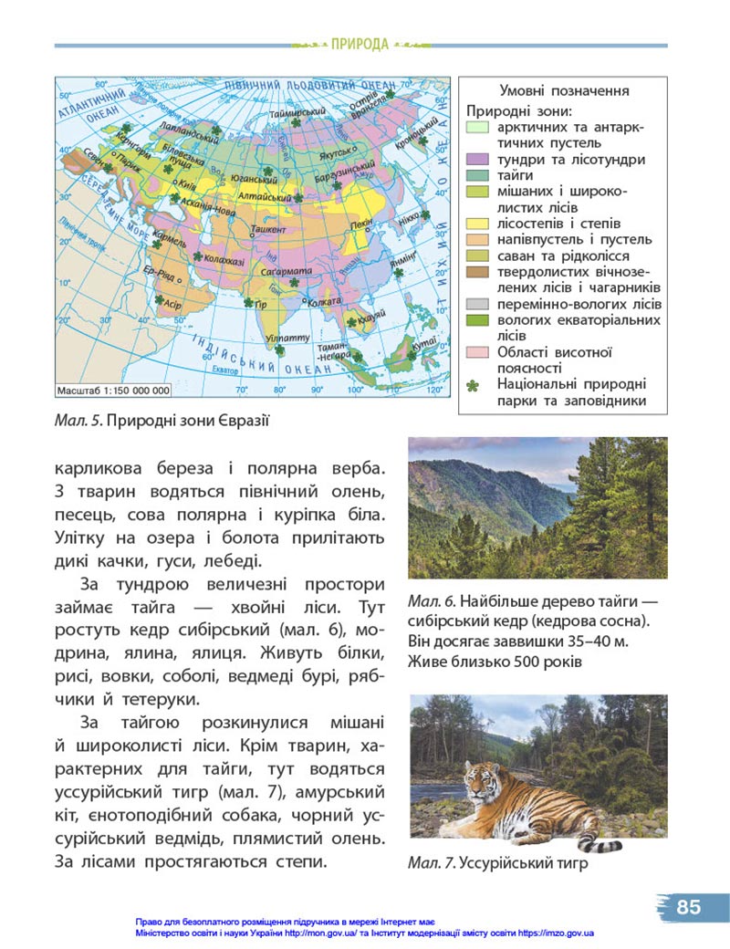 Сторінка 85 - Підручник Я досліджую світ 4 клас Бібік 2021 - Частина 1 - скачати, дивитись онлайн